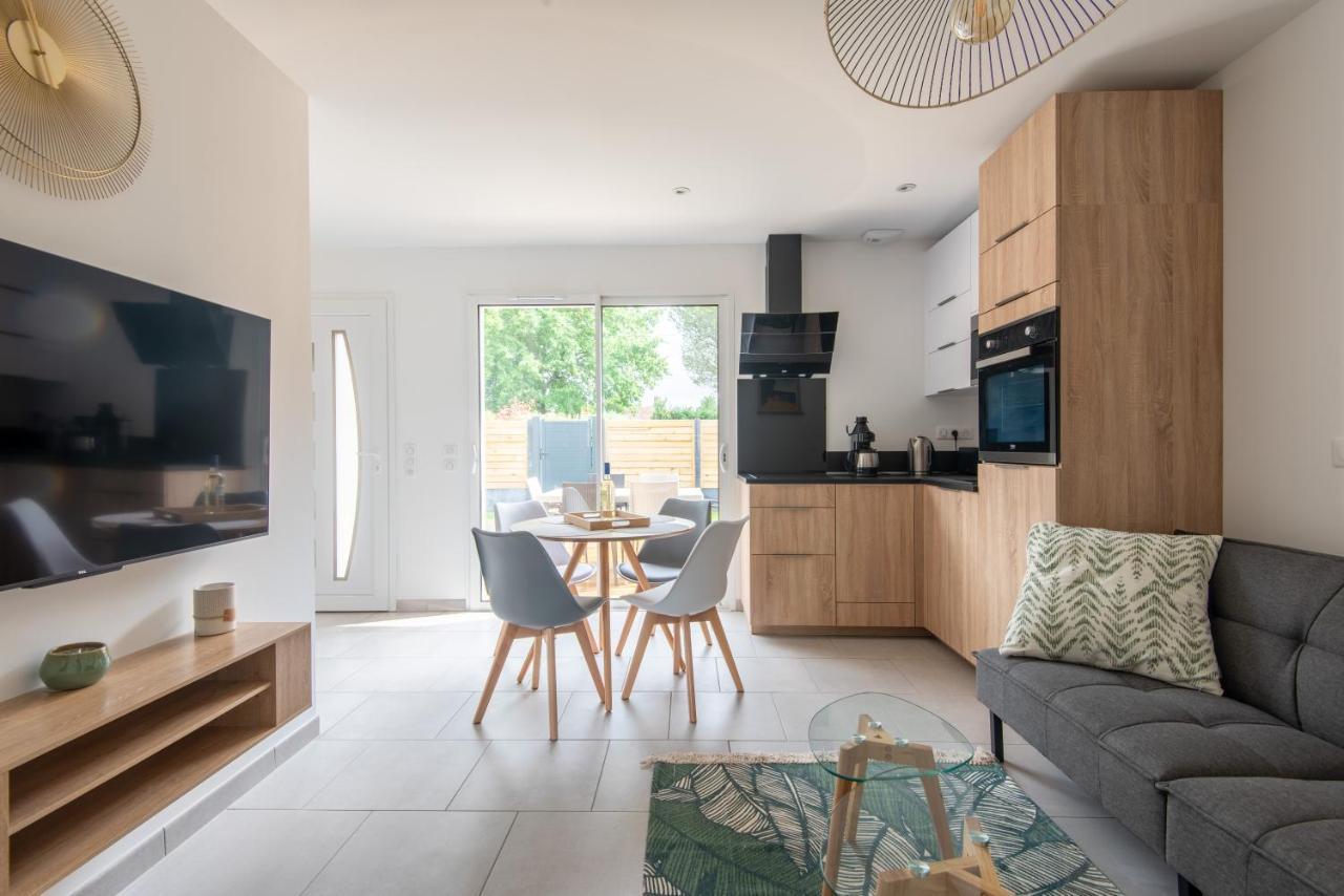 Maison Avec Jacuzzi Biscarrosse Bagian luar foto